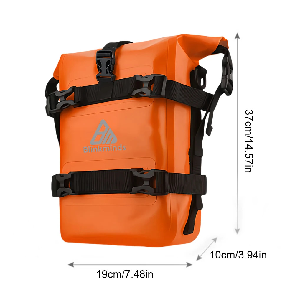 Motorcycle Waterproof Bars Bag Motorcycle Modified Bars Side Bag Quick-release Waterproof Bag Multi-function Large Capacity Car Bag
