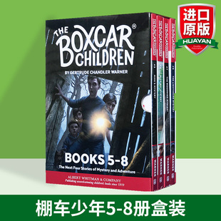 Shed car Youth 5-8 book boxed The Boxcar Children Mysteries Books English original