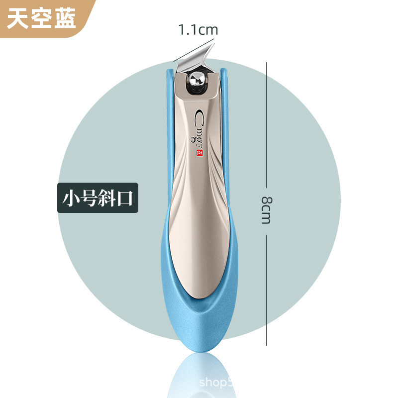 Herramientas de manicuría caseras tijeras anti-splashing abrazadera de bisagra única piel Amazon nuevo cortador de uñas cortador de uñas dormitorio