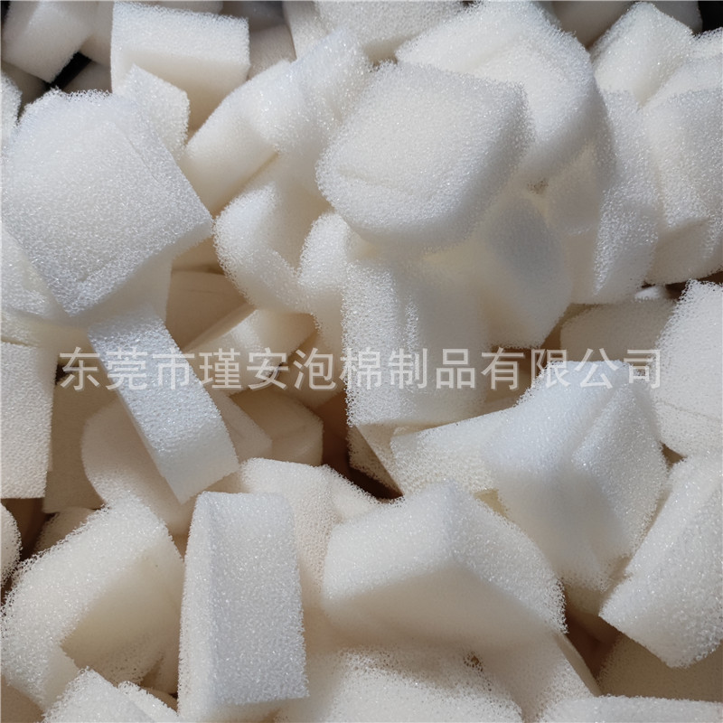 东莞批发30PPI白色过滤海绵垫方形冲压肥皂沥水PU过滤棉