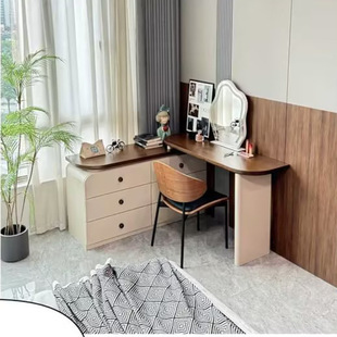 American Style Dressing Table Bedroom Storage Cabinet Makeup Table Integrated Cream Simple Modern Bedroom Bed End Dressing Table