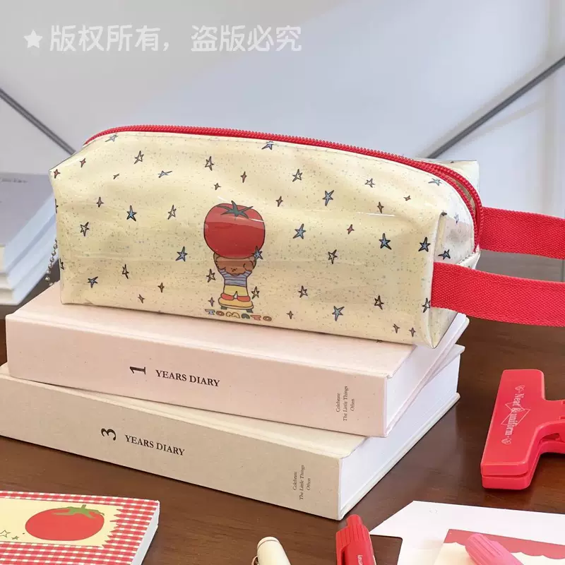 Capacious pencil case, handheld pen, stationery, storage system