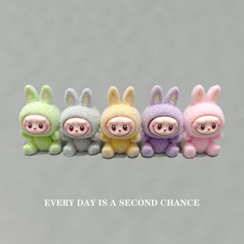 New Macaron Sitting Posture Flocking Cloth DIY Cartoon Figure Cute Mini Doll Stereo Desktop Decoration New Macaron Sitting Posture Flocking Cloth DIY Cartoon Figure Cute Mini Doll Stereo Desktop Decoration