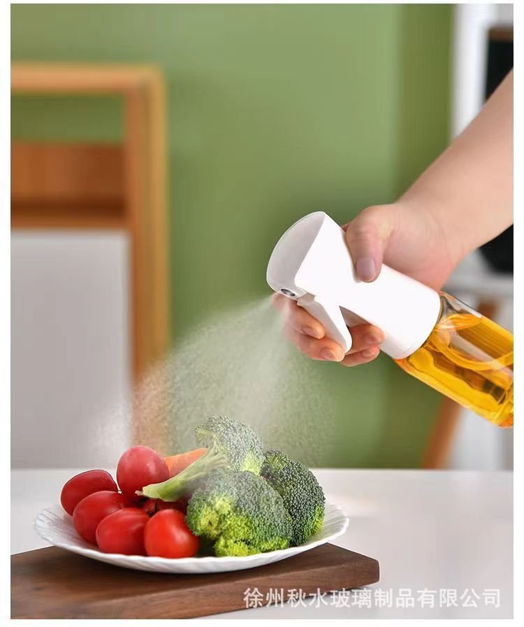 Küchen-Ölsprüher aus Glas, Sprühflasche für Speiseöl, Drucksprüher für Öl, Sprühflasche für Speiseöl, Sprühflasche für Heißluftfritteuse