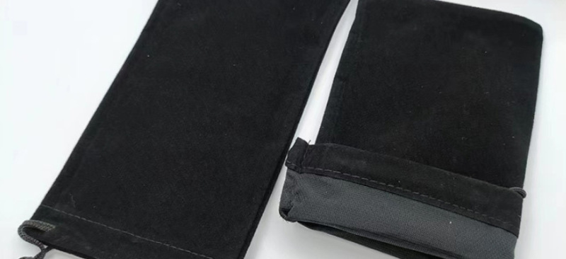 防圧毛布閉鎖収納汎用シンプルな携帯カラー植毛布サングラス包装弾口束口眼鏡袋|undefined