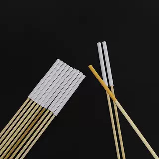 Arte floral de pensamiento de siete colores, soporte fijo universal, palo de bambú, pegamento de jack, bricolaje hecho a mano, ramo de bocadillos, material de embalaje de manzana