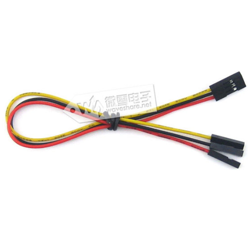 微雪 杜邦线 散头 3PIN转自定义 (5条) 2.54间距，长度约200毫米