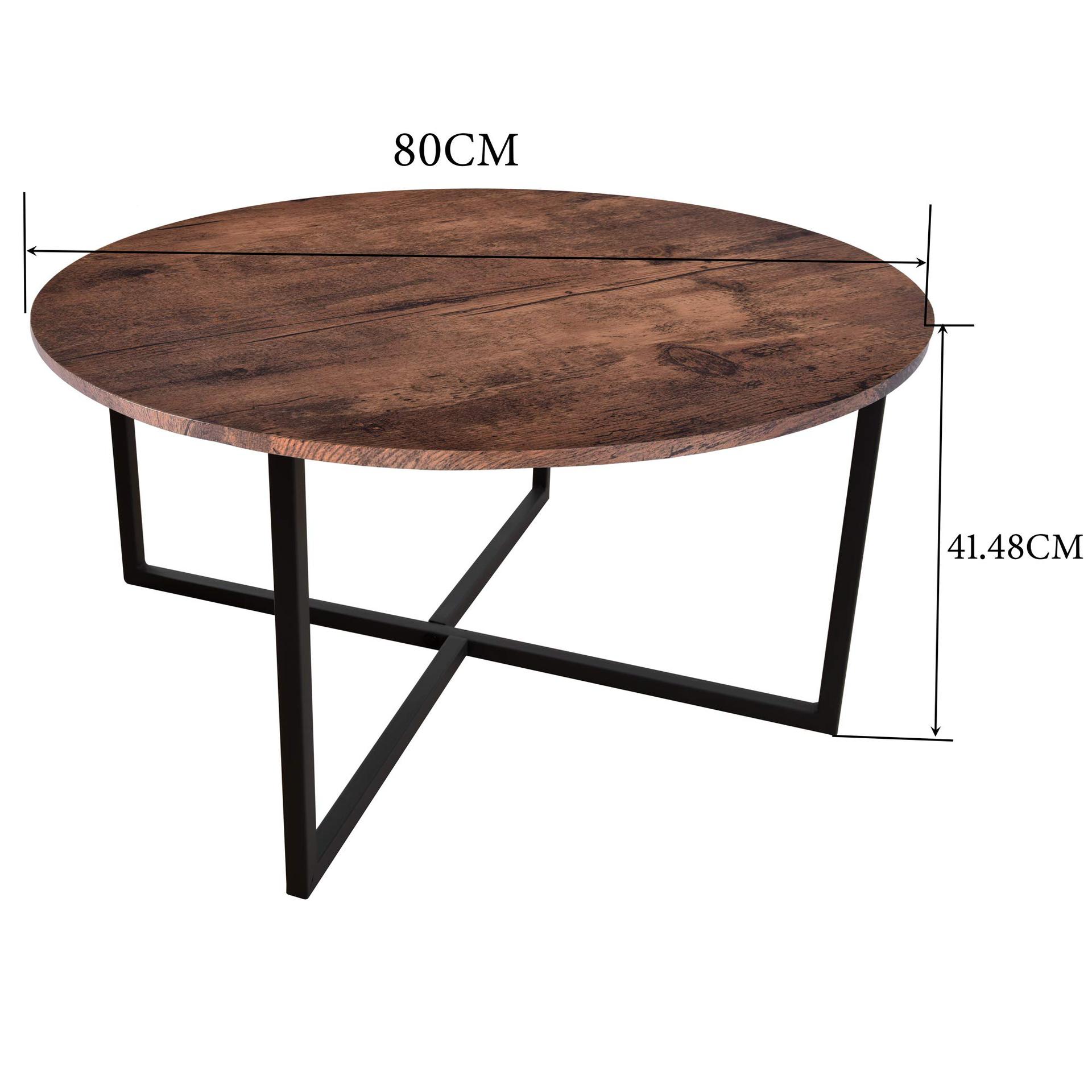 mesa de café de madera mesa de sofá de lujo ligero sala de estar alta sensación mesa de café mesa de té redonda de madera maciza image 6