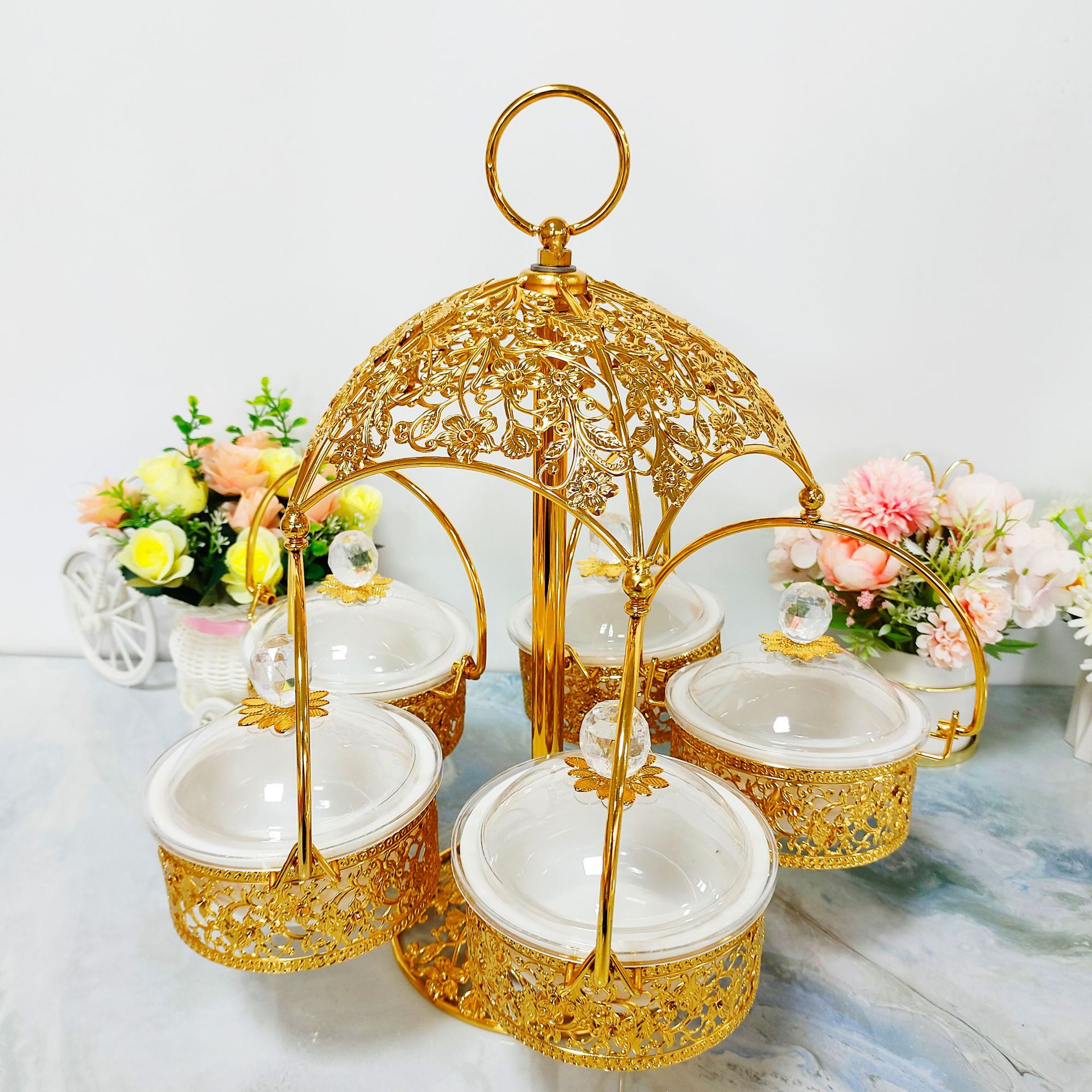 우산 회전 말린 과일 상자