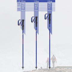 Pioneer New Off-Road Walking Poles 99% Carbon Fiber Ultra-Light Hiking Poles Lightweight Carbon Fiber Canes Hiking Equipment