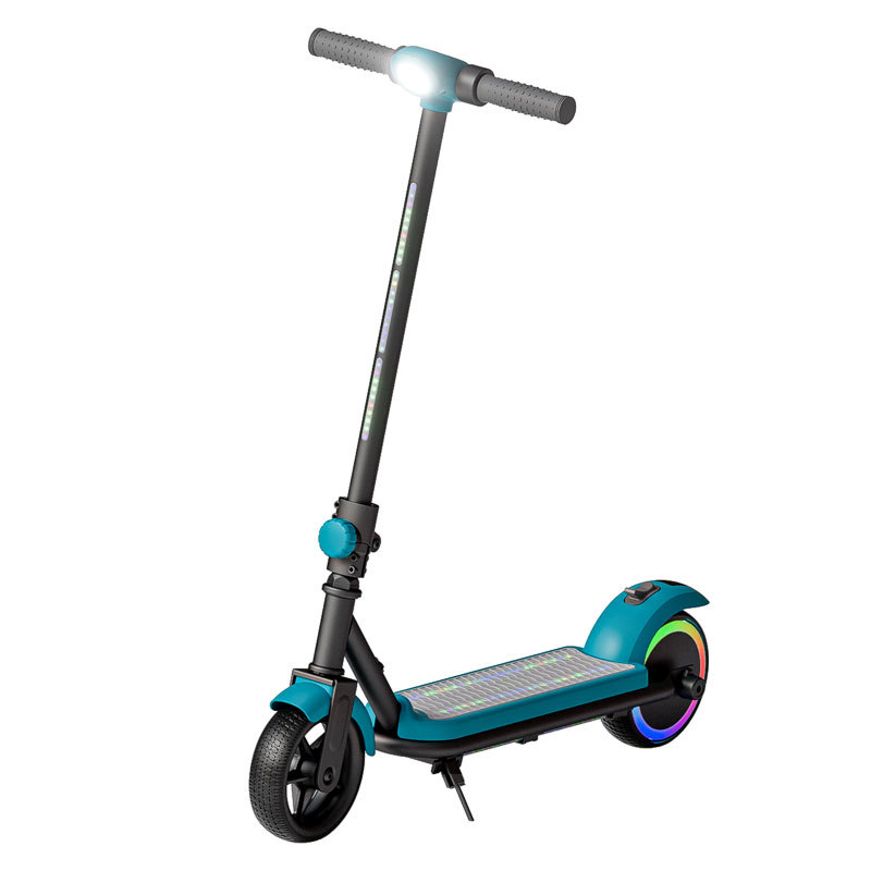 Nuevo mini scooter eléctrico transfronterizo para niños de dos ruedas plegables de 6.5 pulgadas pequeño scooter de juguetes eléctricos portátiles