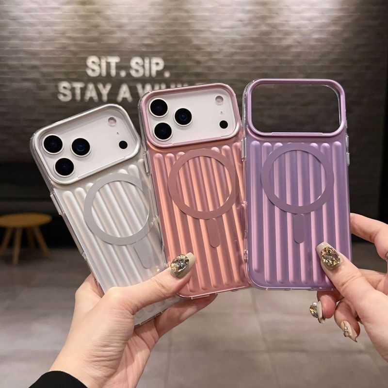 炫彩立体行李箱适用iPhone17Promax苹果手机壳16pm防摔15磁吸充电|undefined