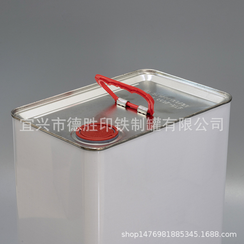 瑞奇钢桶10L5升比泽尔同款冷冻机油铁桶 螺旋杆活塞机方罐