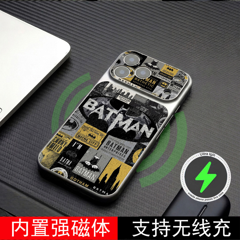 Batman Collage Is Suitable for Apple 17 16 15Promax Corning Leather 14Pro Phone Case 13/12 Batman Collage Is Suitable for Apple 17 16 15Promax Corning Leather 14Pro Phone Case 13/12