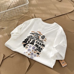 アウトドア パタ バタ スパイダー 半袖 Tシャツ アクロストゥ ザ トレイル イラスト アメリカン半袖 Tシャツ