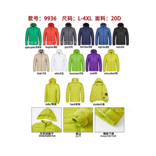 2025 New Winter Cross-Border Rib Cotton Coat Men's Thickened Jacket Multi-Color Windproof Rib Hooded Cotton Coat