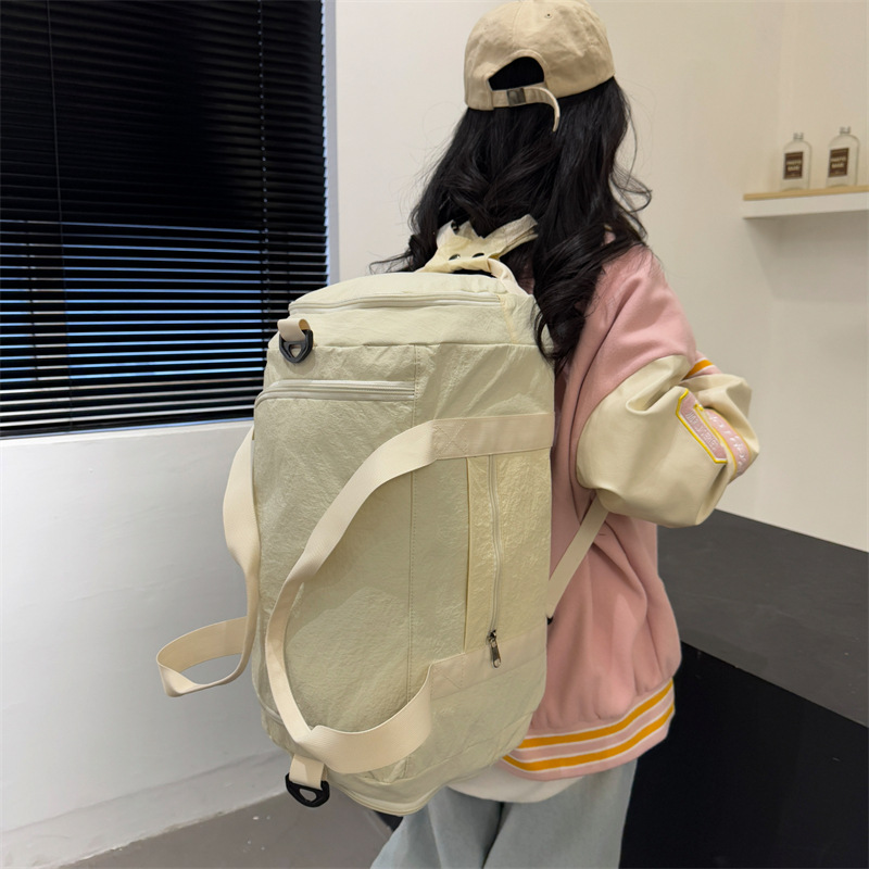 Bolsa de viaje de gran capacidad, mochila desmontable de hombro único, bolsa de almacenamiento de yoga, equipaje de viaje, bolsa de deporte portátil