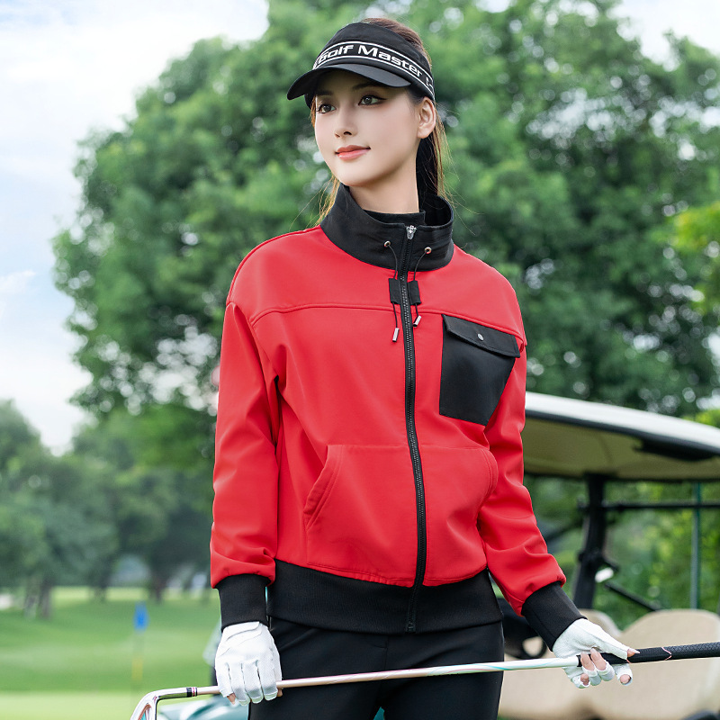 Pgm Golf Women's Clothing 2025 Autumn and Winter Velvet New Women's Long-Sleeved Jacket Clothing Women's Sports Windbreaker Suit Pgm Golf Women's Clothing 2025 Autumn and Winter Velvet New Women's Long-Sleeved Jacket Clothing Women's Sports Windbreaker Suit