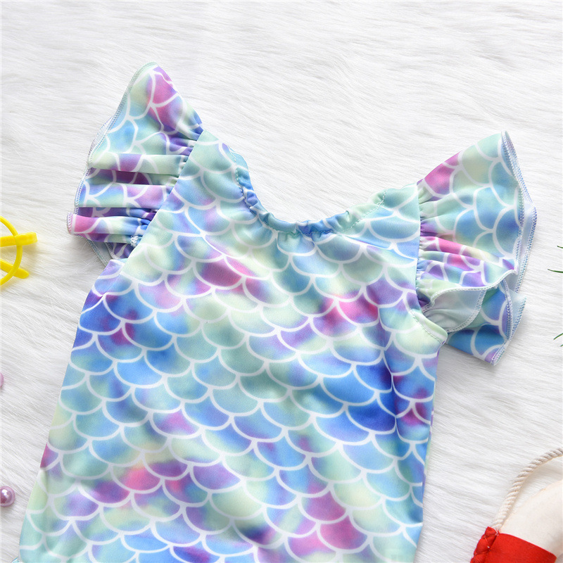 Hot Girl's Swimsuit Foreign Trade Hot Selling Baby Scale One-piece Swimsuit Children's Clothing Swimwear display picture 6