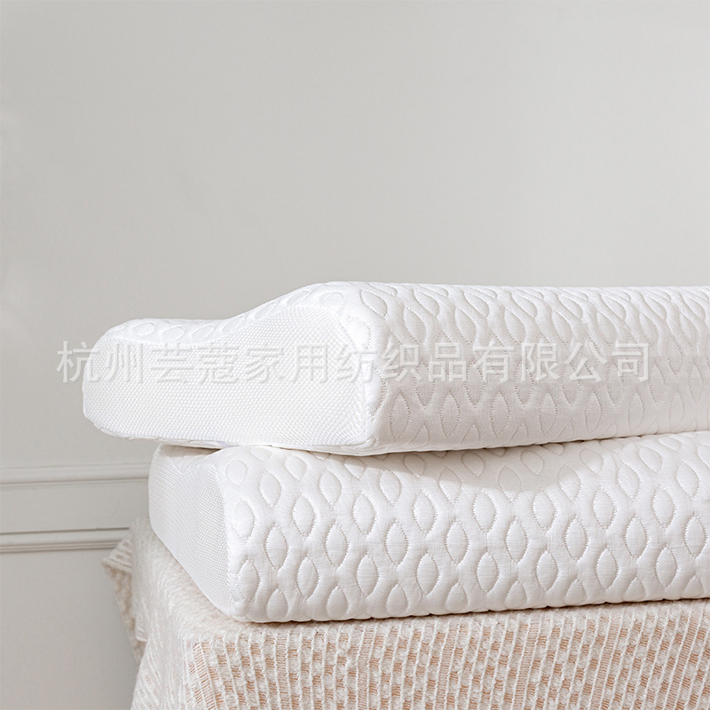 Funda de almohada de látex de cabeza a prueba de aceite de Amazon Primavera y otoño 60x40 Funda de almohada de memoria de goma a prueba de ácaros única