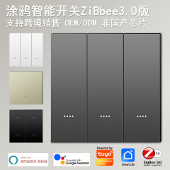 Tuya スマート スイッチ パネル Zigbee ゼロ ライブ ライン Alexa 音声ホテル SmartSwitch 越境工場