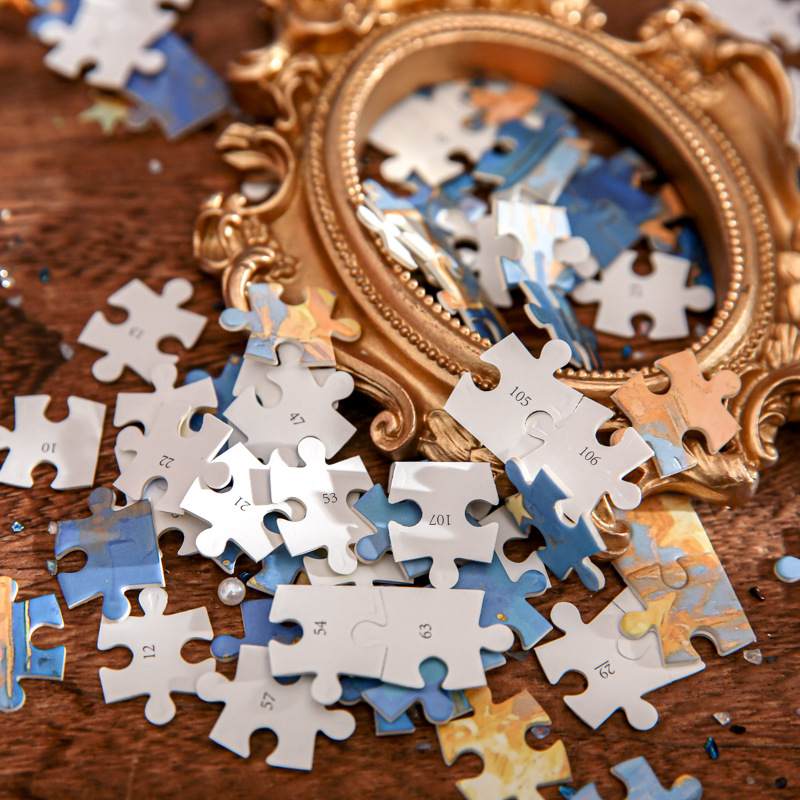 Caja de regalo del Sr. Paper Puzzles serie de estudiantes coreanos regalos de vacaciones de escritorio puzzles adornos