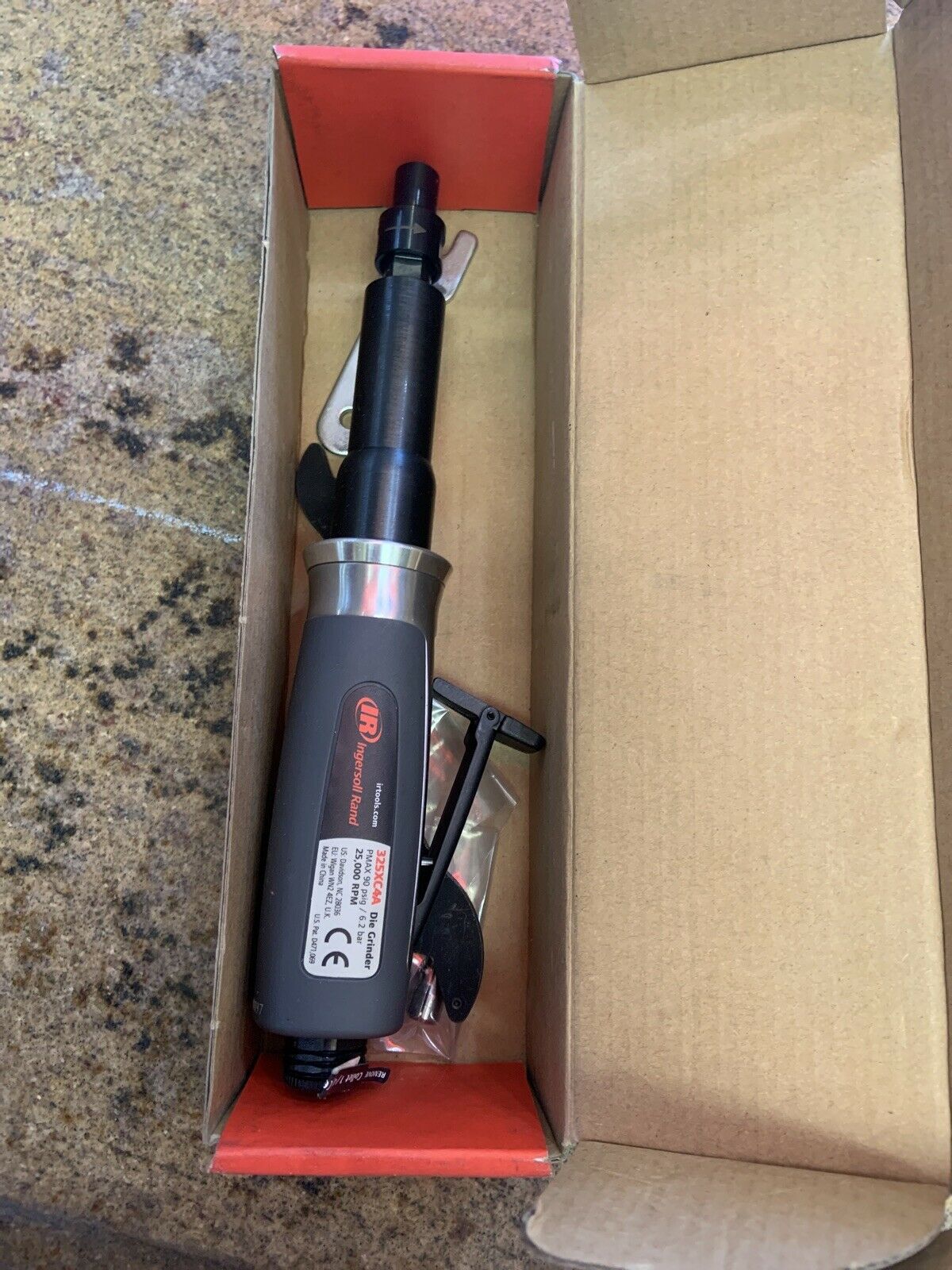 美国IR英格索兰325XC4A气动刻磨机 加长风磨机 直柄修磨机 磨光机