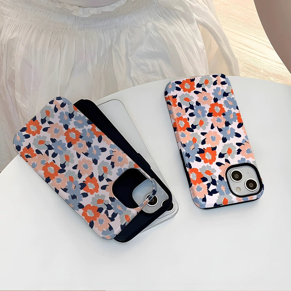 Apple, мобильный телефон, защитный чехол, iPhone 15, чехол, (Cross-border trading), iphone, цветочный принт, 14promax