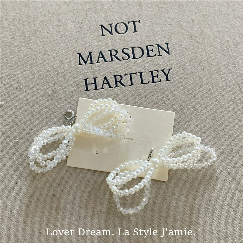 Small footwear buckle pearl with bow, universal accessories, accessory, flowered, Chanel style
