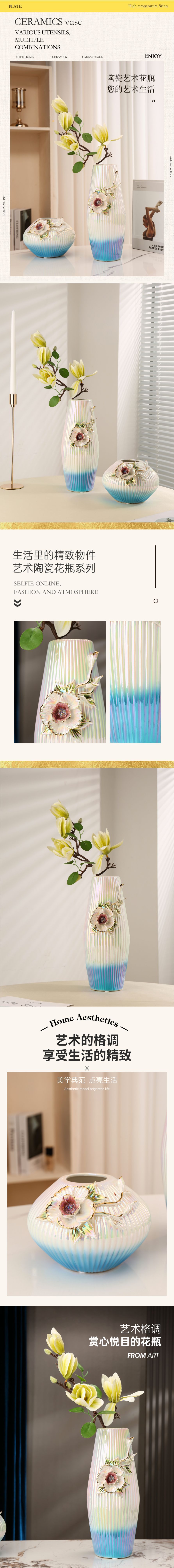 Ceramic Vase外贸出口家居装饰品陶瓷花瓶摆件.jpg