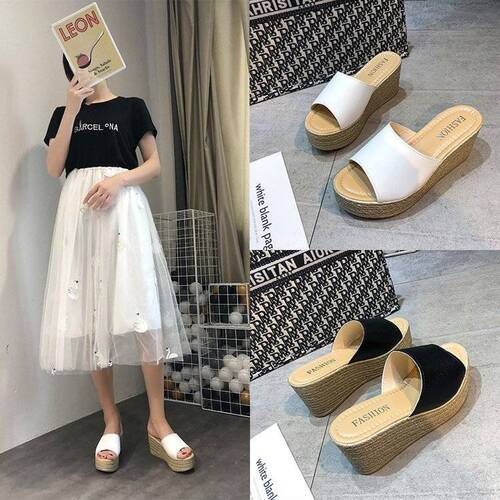 White wedding dress with matching wedding shoes: stiletto heels, slippers, chunky shoes with a 9cm heel - Chang Zhen