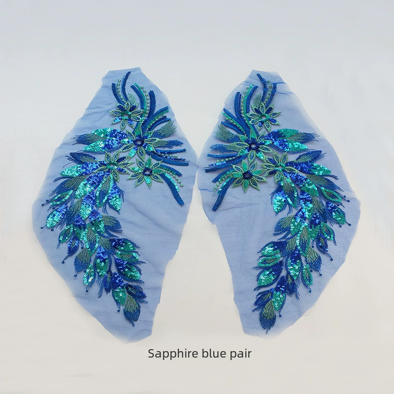 Ноутбук, ногти sequins, чонсам, наклейка, с вышивкой, цветочный, оптовая