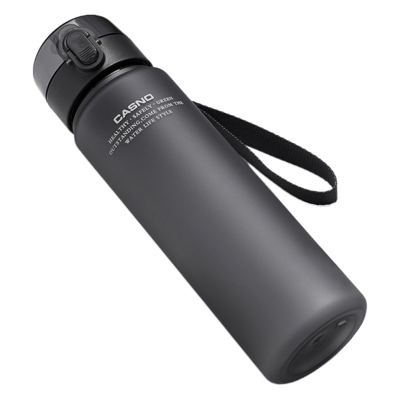 Cassino esmerilado deportes taza de agua portátil de plástico taza para hombres y mujeres creativo estudiante portátil hervidor con tapa espacio taza