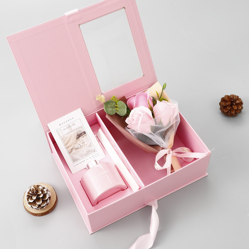 Caja de regalo floral de aromaterapia creativa para niños y niñas, maestros, amigos, Esposas, novias, cumpleaños romántico, regalo del Festival de la diosa del 8 de marzo