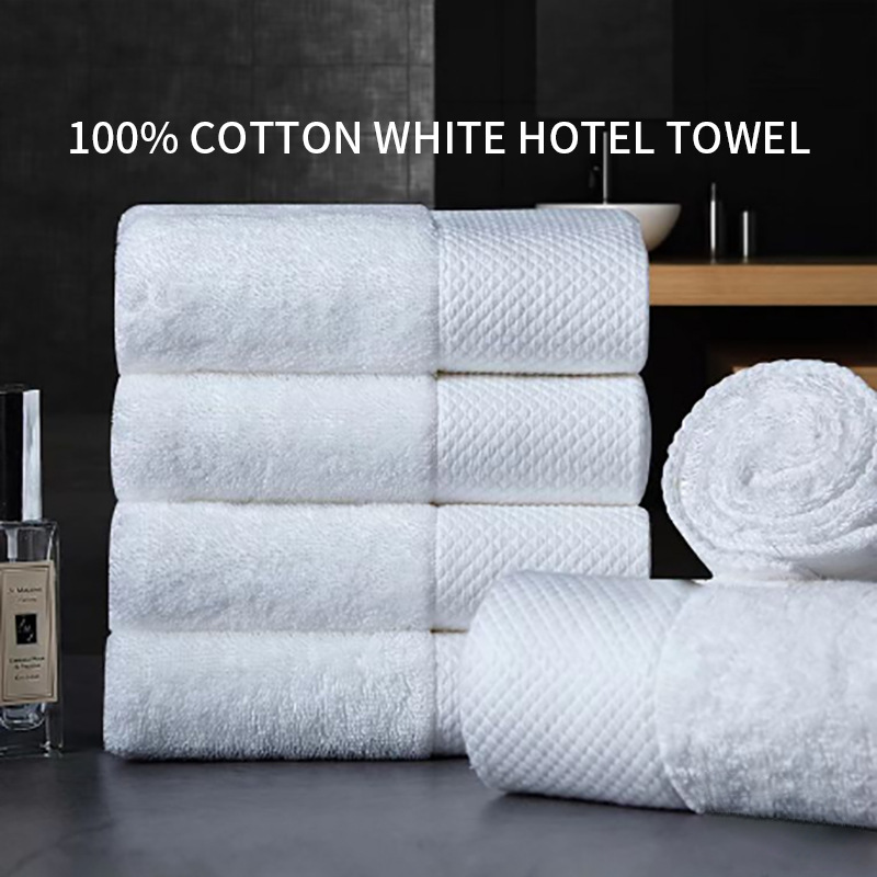Hotel toallas toallas de baño algodón blanco espesado platino toallas forjadas salón de belleza toallas de baño