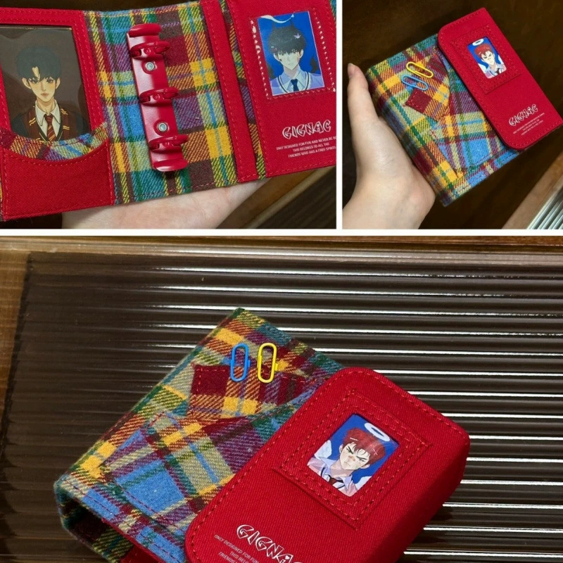 Little Red Book Candy Grid One Palace Grid Card Loose Leaf Book Piano Album Storage Star Chasing and Zhi Qiao Qian