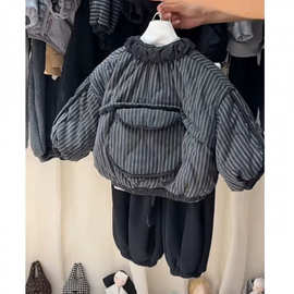 男女童外套2025新款冬装棉袄儿童保暖百搭加厚棉服男孩冬季棉衣潮