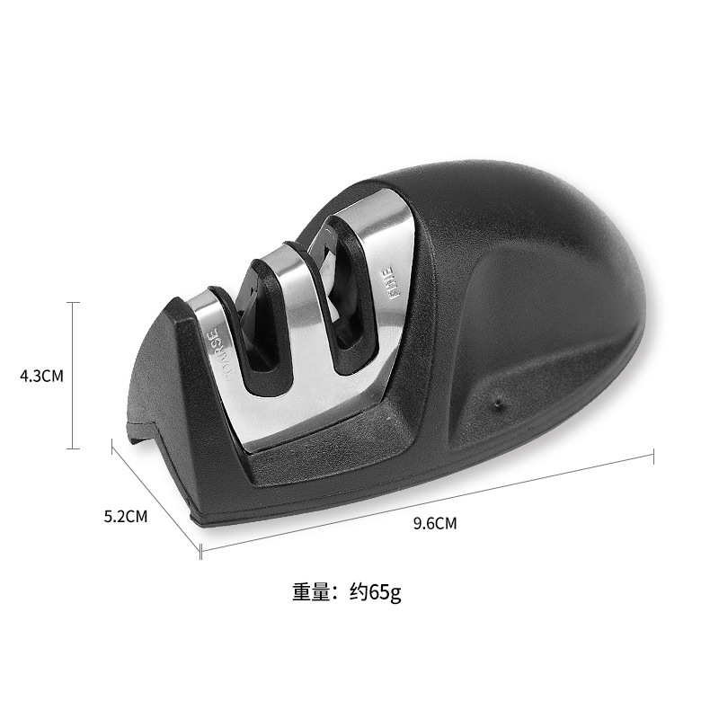 Mini afilador de cuchillos, cuchillo doméstico portátil para exteriores, piedra de afilar rápida, duradera y simple