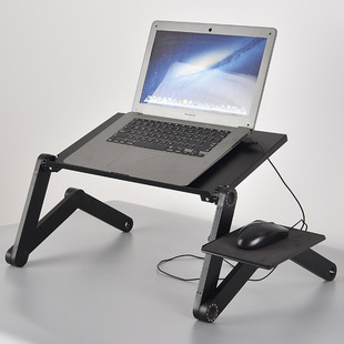 Heat Dissipation Laptop Desk Creative Aluminum Alloy Lifting Folding Bracket Bed Desk Mobile Lazy Computer Desk
