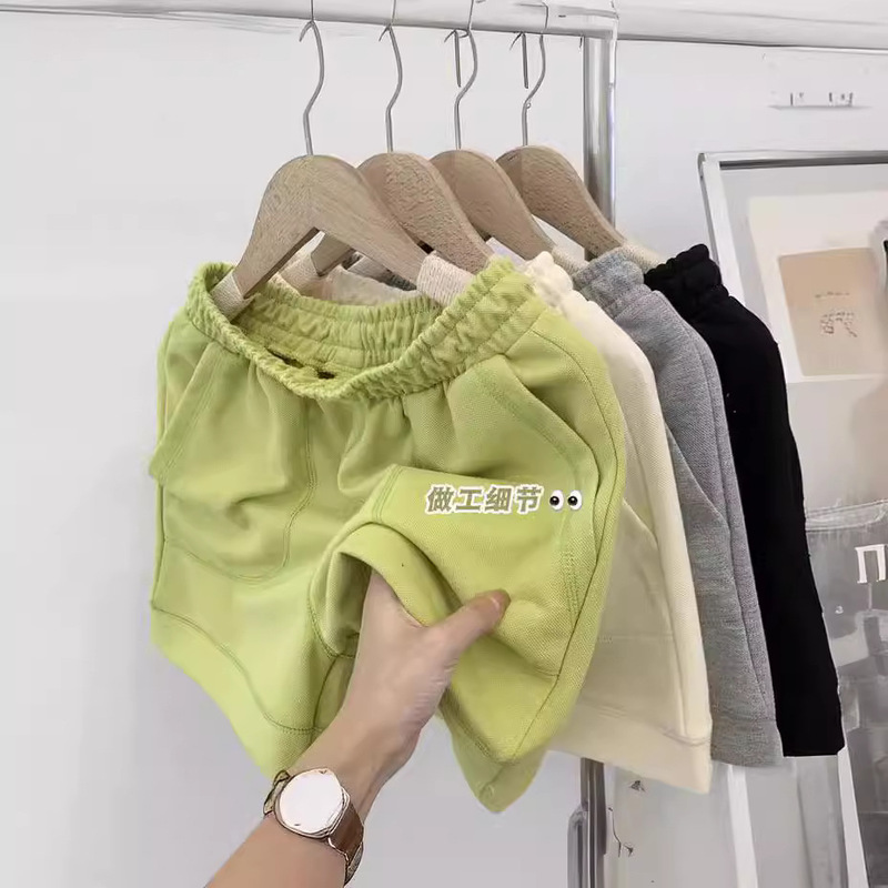A- Shaped Sports Shorts Women's Summer 2024 New High Waist Slim Look Casual Pants Wide Leg Outer Wear Trendy Ins A- Shaped Sports Shorts Women's Summer 2024 New High Waist Slim Look Casual Pants Wide Leg Outer Wear Trendy Ins
