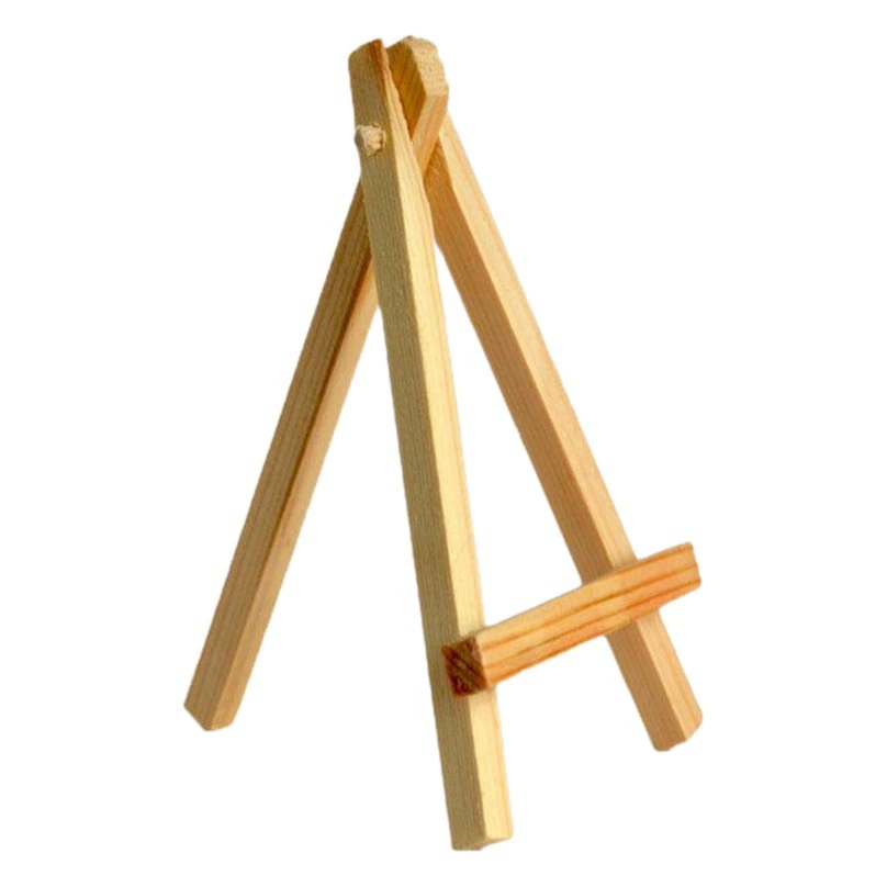 Твердая древесина мини маленький мольберт деревянный треугольник мобильный телефон кронштейн Настольный Дисплей Кронштейн 13,5*20,5 см