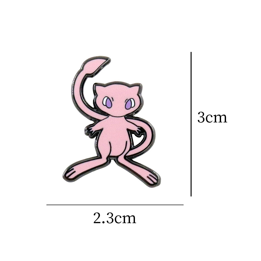 Cross-Border Best-Selling Pokémon Enamel Badges, Cute Cartoon Anime Accessories, Badges, Pokémon Bag Decorations