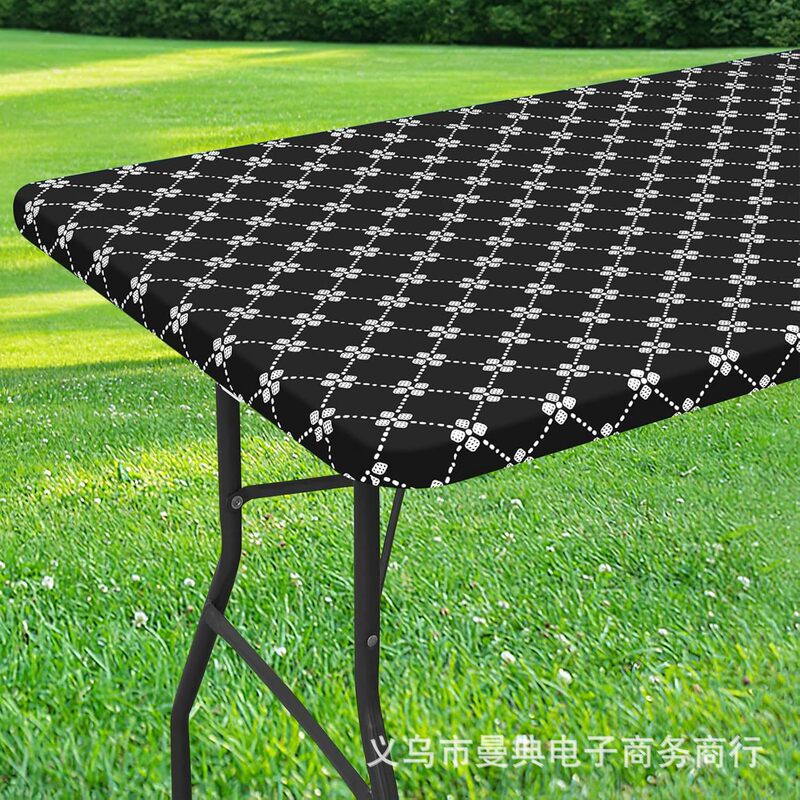 国境を越えてよく売れているのは、テーブルカバー付きの屋外防塵庭のテーブルカバーゴムの野食卓の布プリントの弾力性テーブルカバーです。|undefined