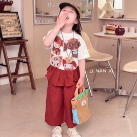 童家居服套装;童T恤;童套装