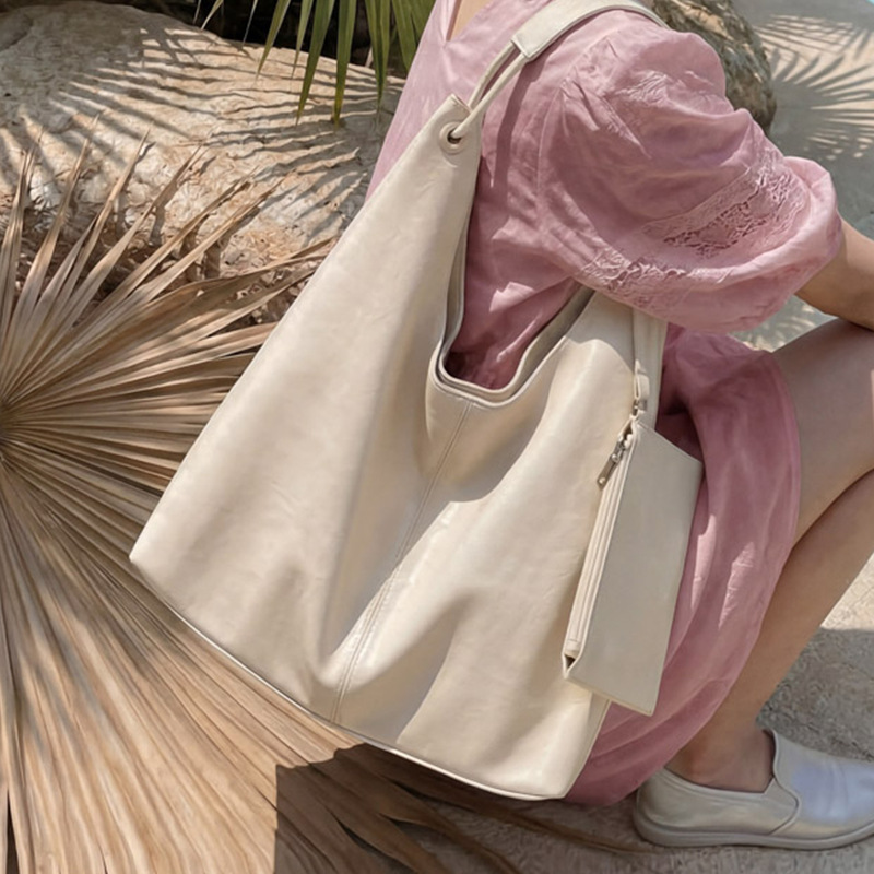 Vintage Women's Tote Bag For Summer Commuting And Shoulder Carry_voghion.com