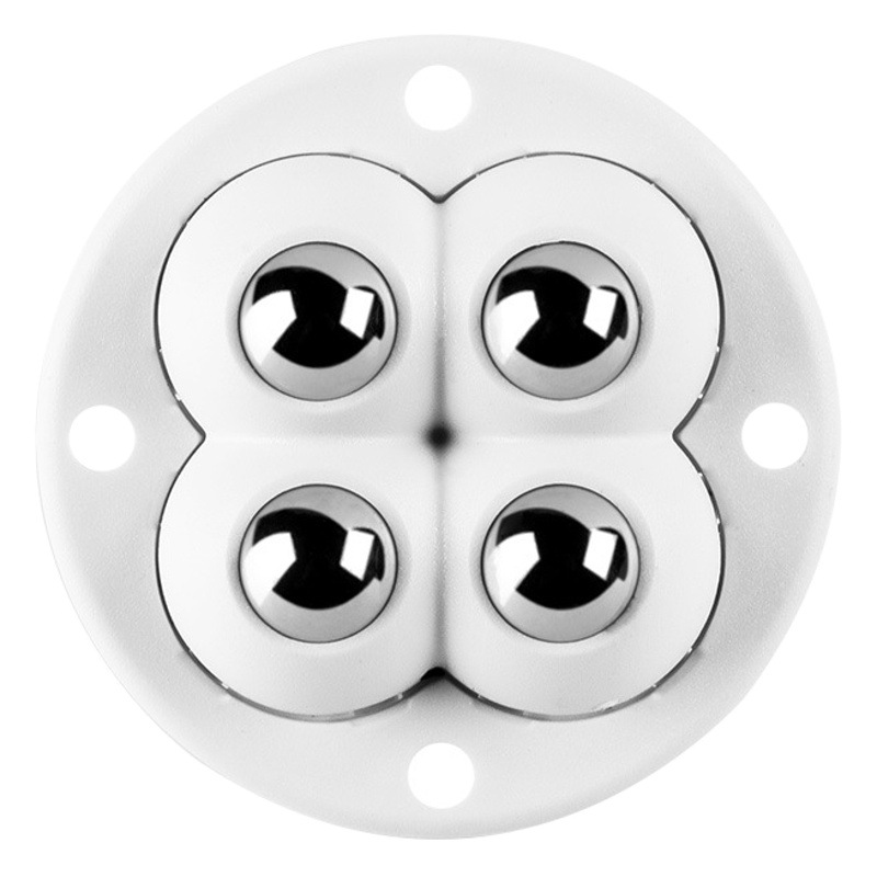 Polea universal adhesiva Rueda de cojinete de bolas sin perforar Base engrosada para el hogar Rueda pequeña móvil silenciosa y resistente al desgaste