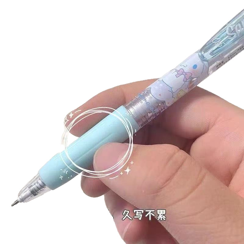限定版サンリオプレスペン高価値ゲルペン漫画かわいいスタイルSTヘッドガールハートカーボン署名ペン|undefined