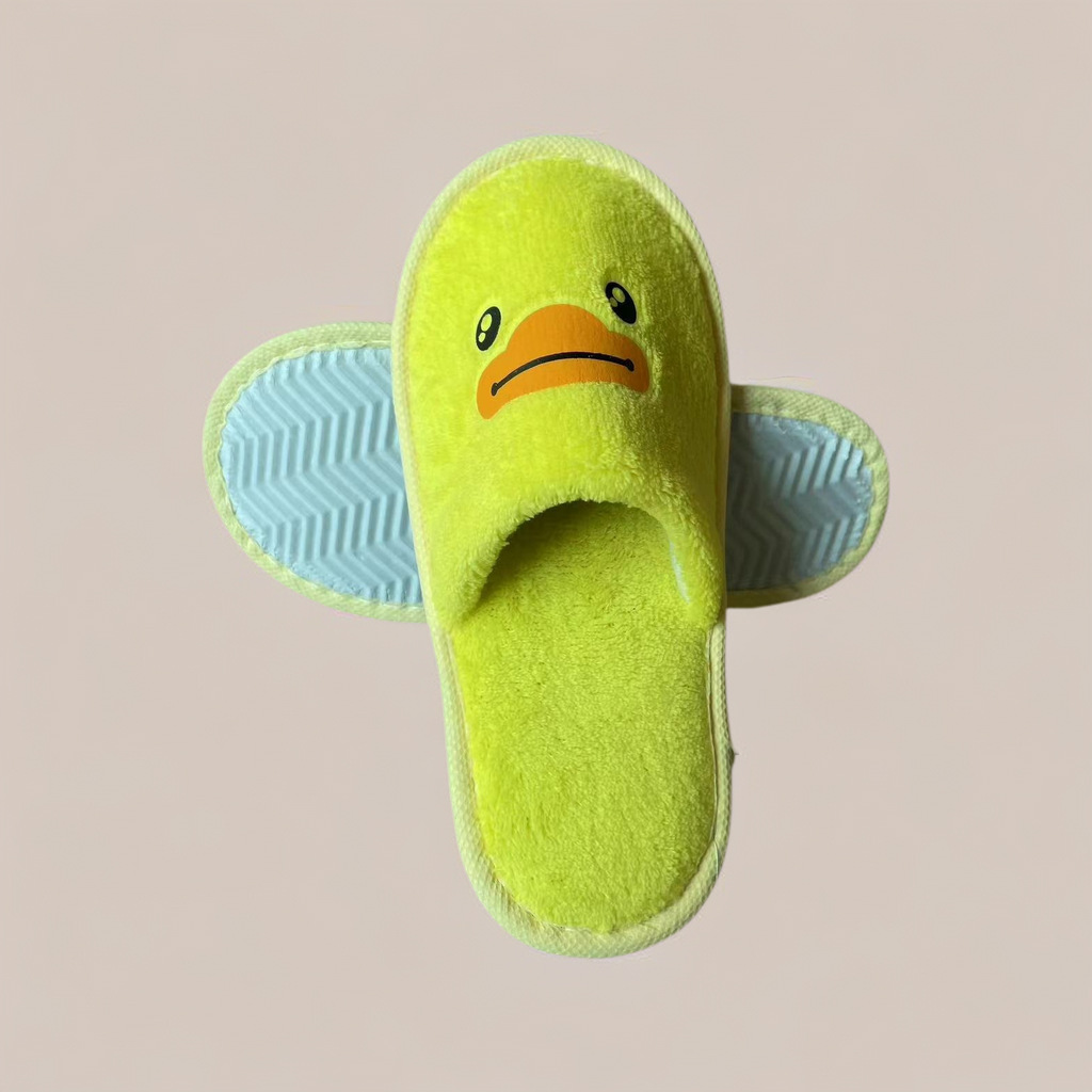 Yellow Duck Coral Fleece Bag