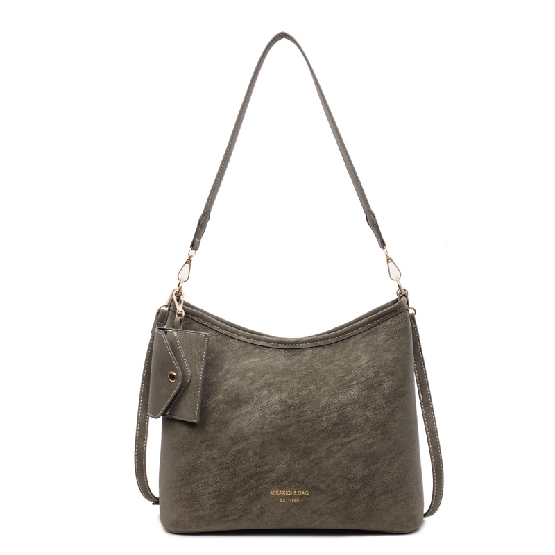 Bolso de tela de seda retro para mujeres 2025 nuevo nicho coreano de gran capacidad bolso de hombro mochila bolsa de moda vagabundo