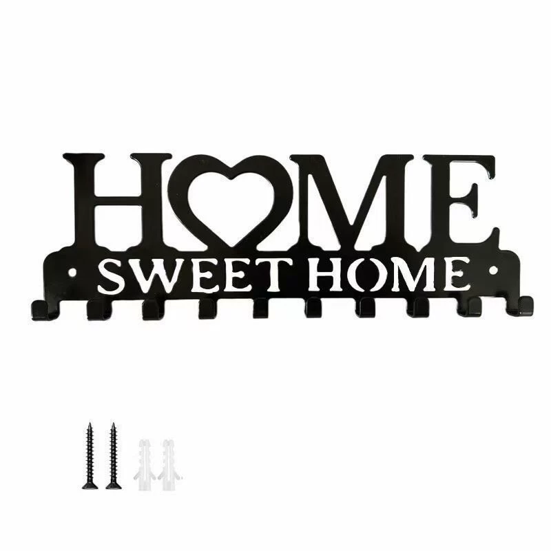 Кросс-б Border творческая HOME повестка хранение крючок кухня домашний ключ хранение полка железо металл